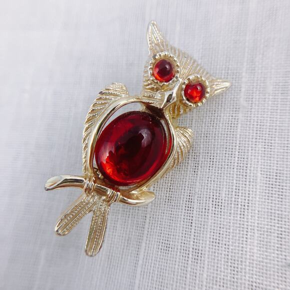 Vintage Enamel & Pearl Figural Brooch Lot - Owl, Horse, Giraffe, Clown, Dutch - Picture 6 of 9